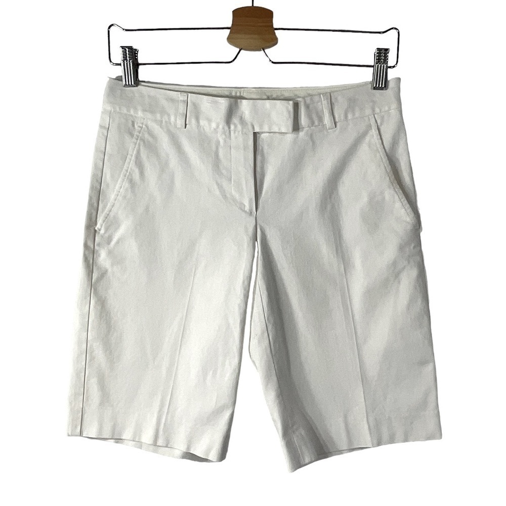 Theory White Women's Bermuda Shorts Size 2